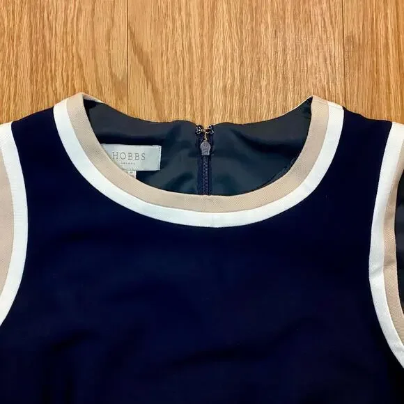 Hobbs London Ebony Navy Blue Camel Ivory Dress Blazer Set Womens - Picture 4 of 16